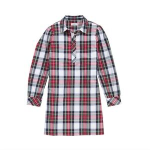 Vineyard Vines- Plaid Tartan Collared Shirt Dress, Size Medium